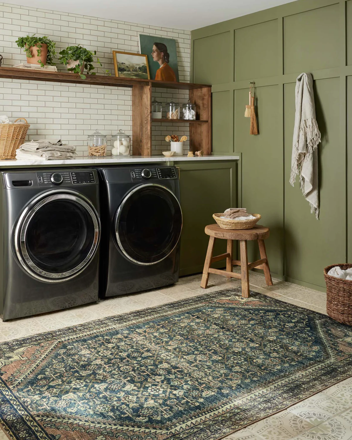 Banks Rug - Denim / Clay