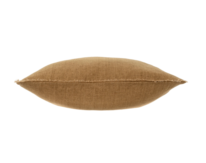 Lina Linen Pillow, Tawny