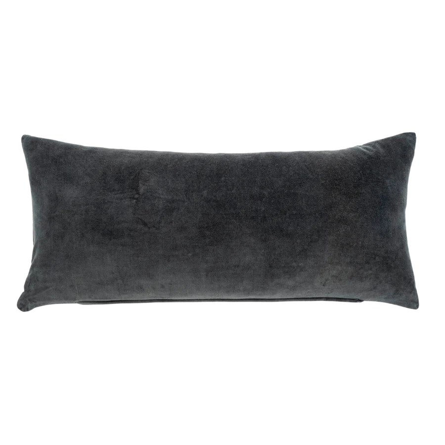 Vera Velvet Pillow Graphite