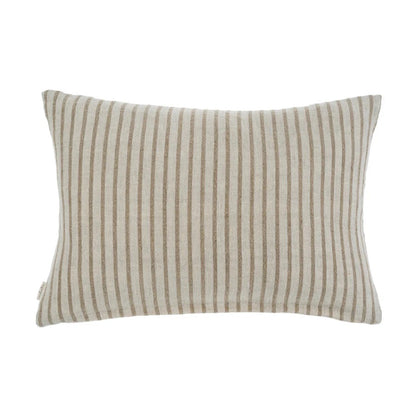 Natural Pinstripe Pillow