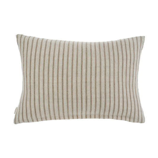 Natural Pinstripe Pillow