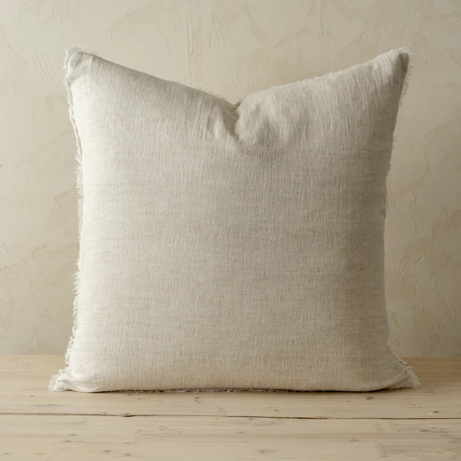 Lina Linen Pillow, Chambray