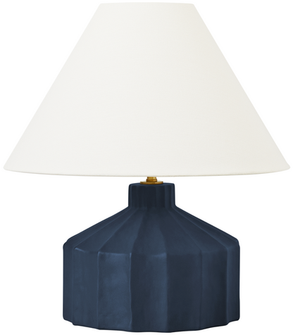 Veneto Table Lamp - Matte Blue Wash