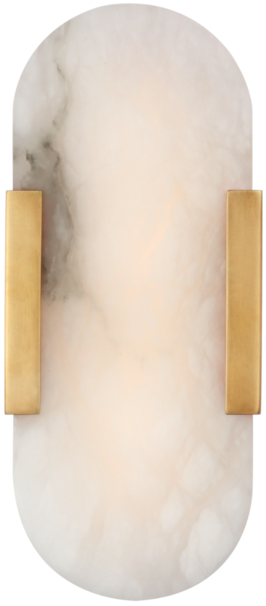 Melange Elongated Sconce - Antique-Burnished Brass