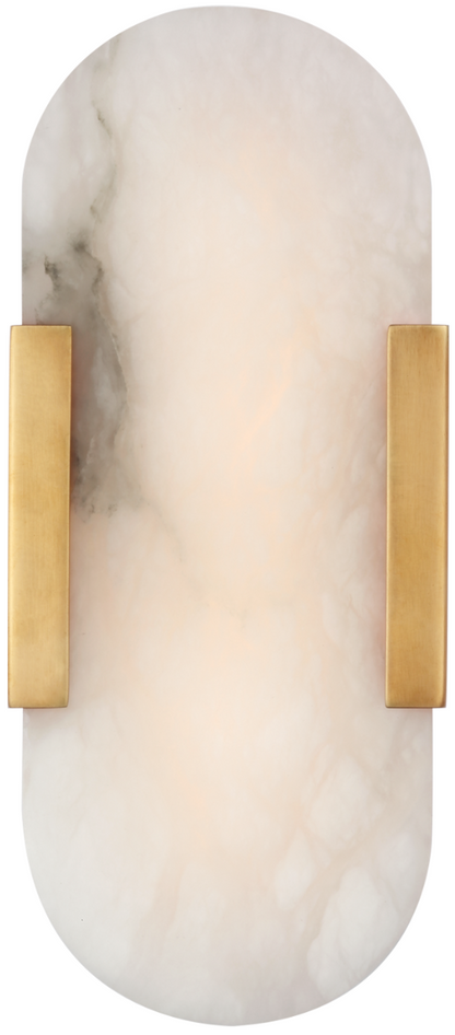 Melange Elongated Sconce - Antique-Burnished Brass