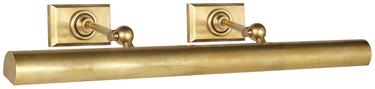 Cabinet Maker's Picture Light - Hand-Rubbed Antique Brass