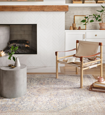 Carlisle Rug - Blue / Ivory