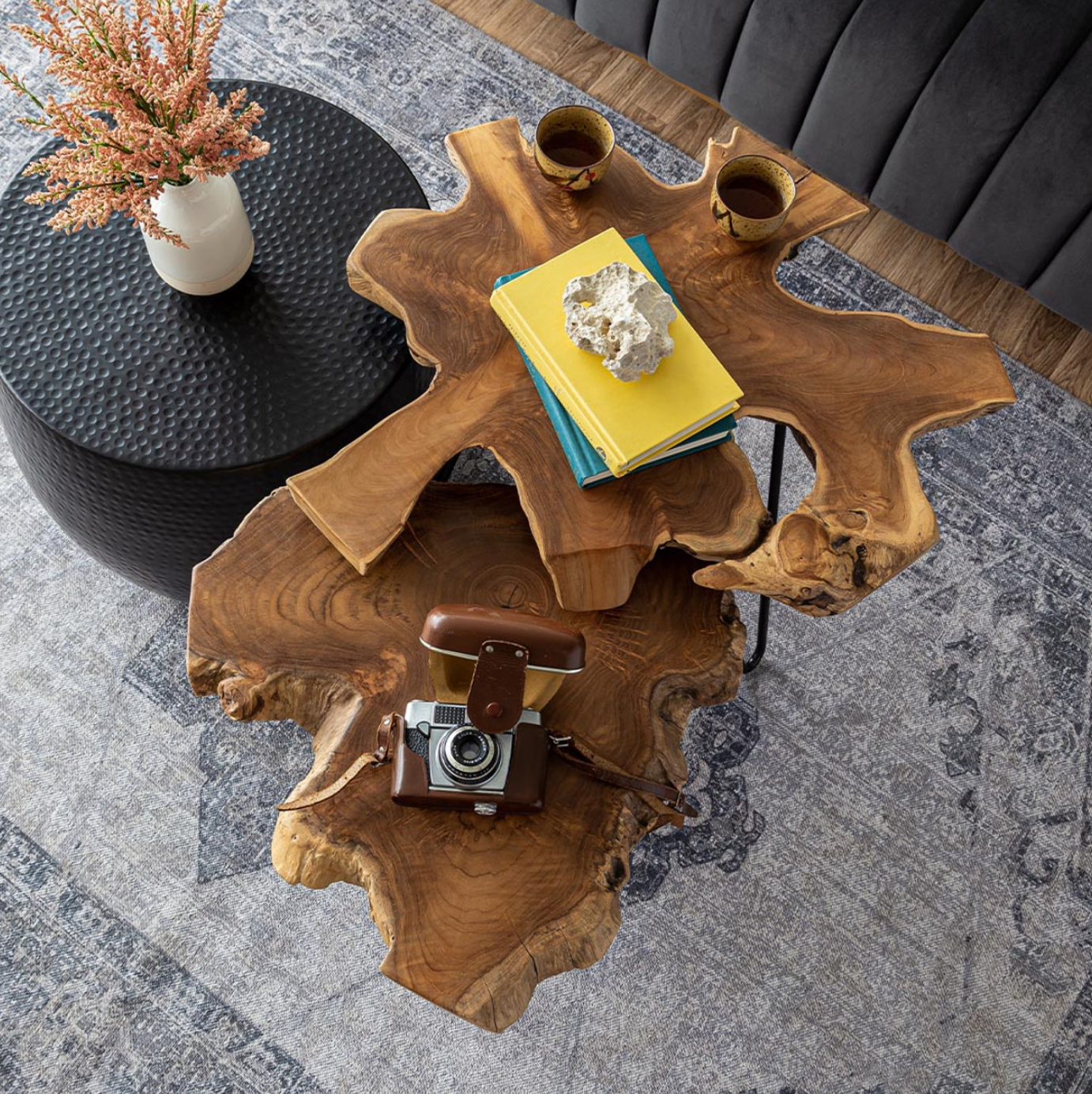 Natura Hairpin Nesting Side Table